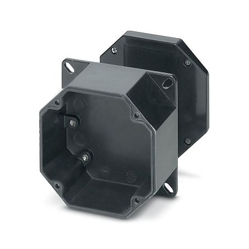 Phoenix Contact O PX A Series Black Fibreglass Reinforced Polyester Junction Box, 75 mm, 81mm 75 mm