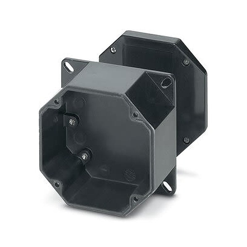 Phoenix Contact NS 15 Series Black Fibreglass Reinforced Polyester Junction Box, IECEx, ATEX, 93 mm, 161mm 93 mm