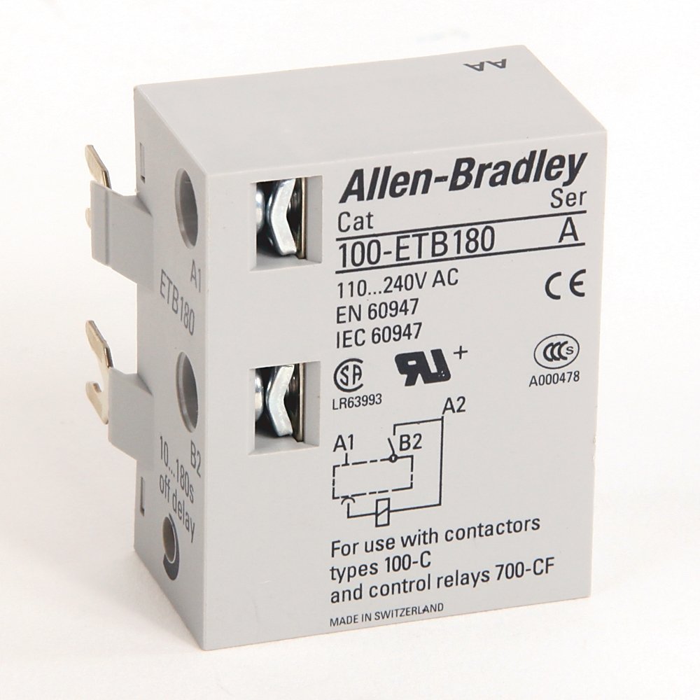 MCS 100-C, 104-C, 700-CF, 700S-CF Accessories, Electronic Timing Module, OFF-Delay (.1 sec. - 3 sec.), 24V 50/60Hz