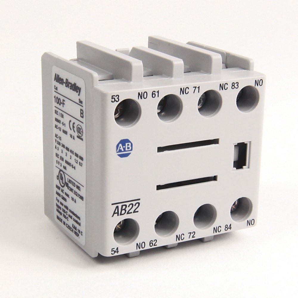 MCS 100-C, 104-C, 700-CF, 700S-CF Accessories, Auxiliary Contact Block, Front Mounting, Bifurcated Contacts, 2 N.O. 2 N.C. , Front Mounting , Starting at 5- , 2 N.O. - 2 N.C.