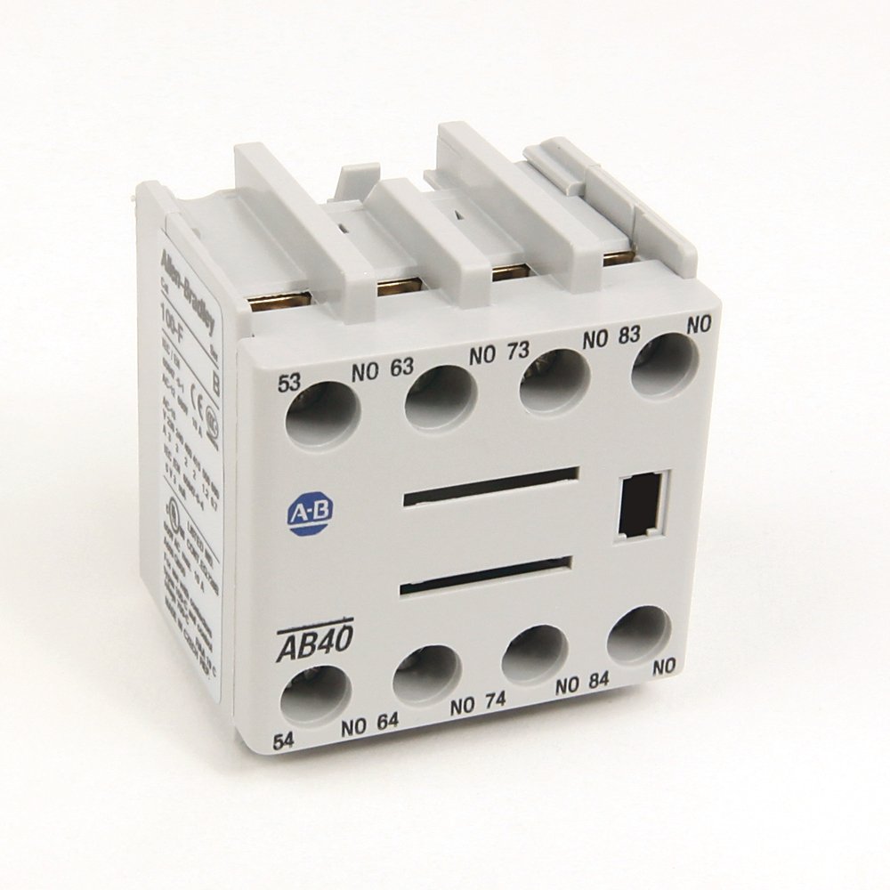 MCS 100-C, 104-C, 700-CF, 700S-CF Accessories, Auxiliary Contact Block, Front Mounting, Bifurcated Contacts, 4 N.O. 0 N.C. , Front Mounting , Starting at 5- , 4 N.O. - 0 N.C.