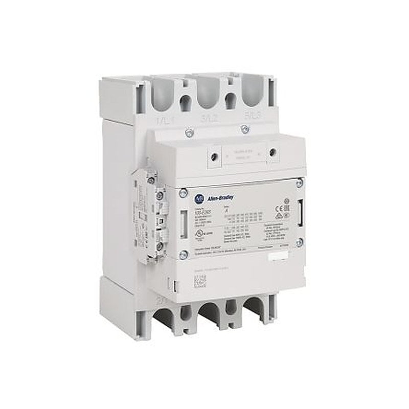 Allen Bradley 100-E Contactor, 100V dc, 250 V dc Coil, 3-Pole, 265 A, 132 kW 250V dc, 1 NO/1 NC, 400V ac