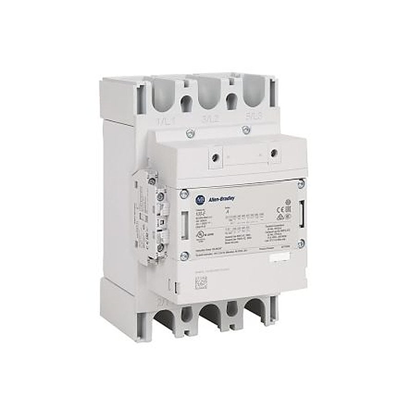 Allen Bradley 100-E Contactor, 100V dc, 250 V dc Coil, 3-Pole, 305 A, 160 kW 250V dc, 1 NO/1 NC, 400V ac