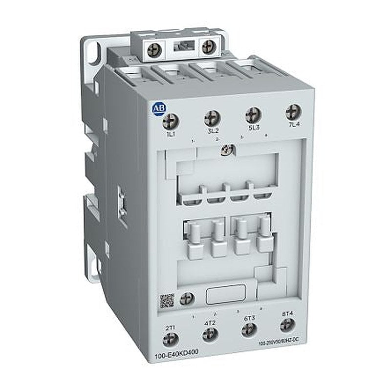 Allen Bradley 100-E Contactor Contactor, 4-Pole, 40 A, 84 kW, 4 NO