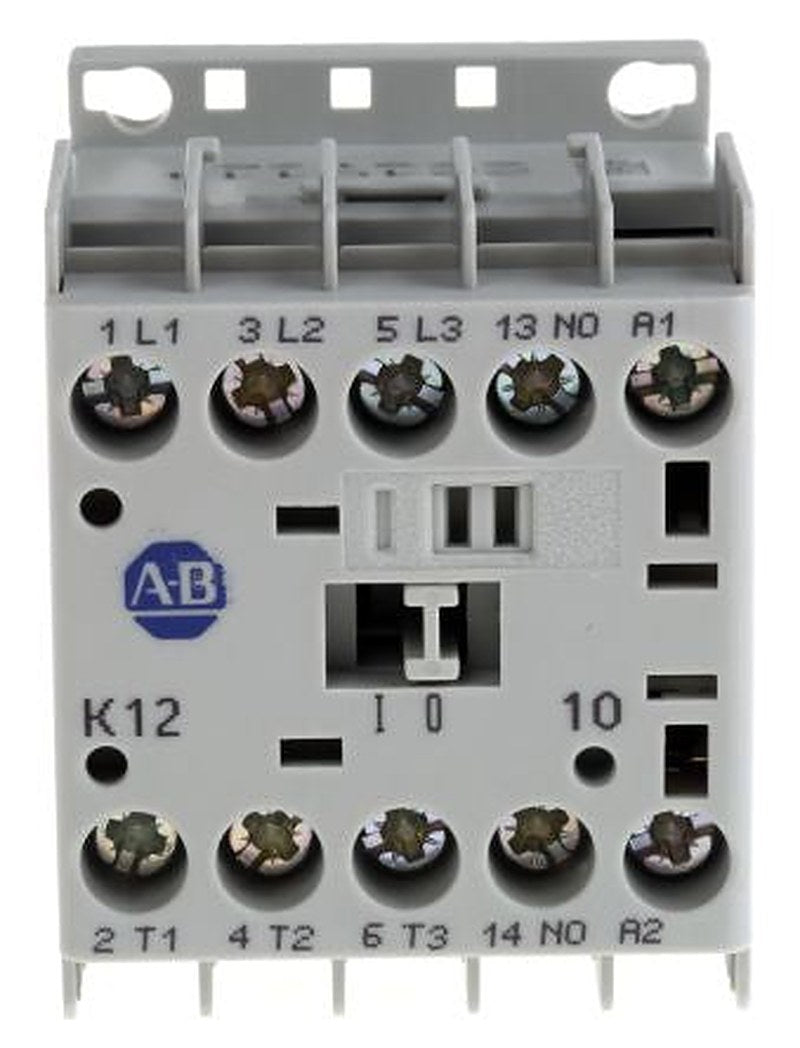 Allen Bradley 100K Contactor, 24V dc Coil, 3-Pole, 12 A, 5.5 kW 24V dc, 3 NO, 690V ac