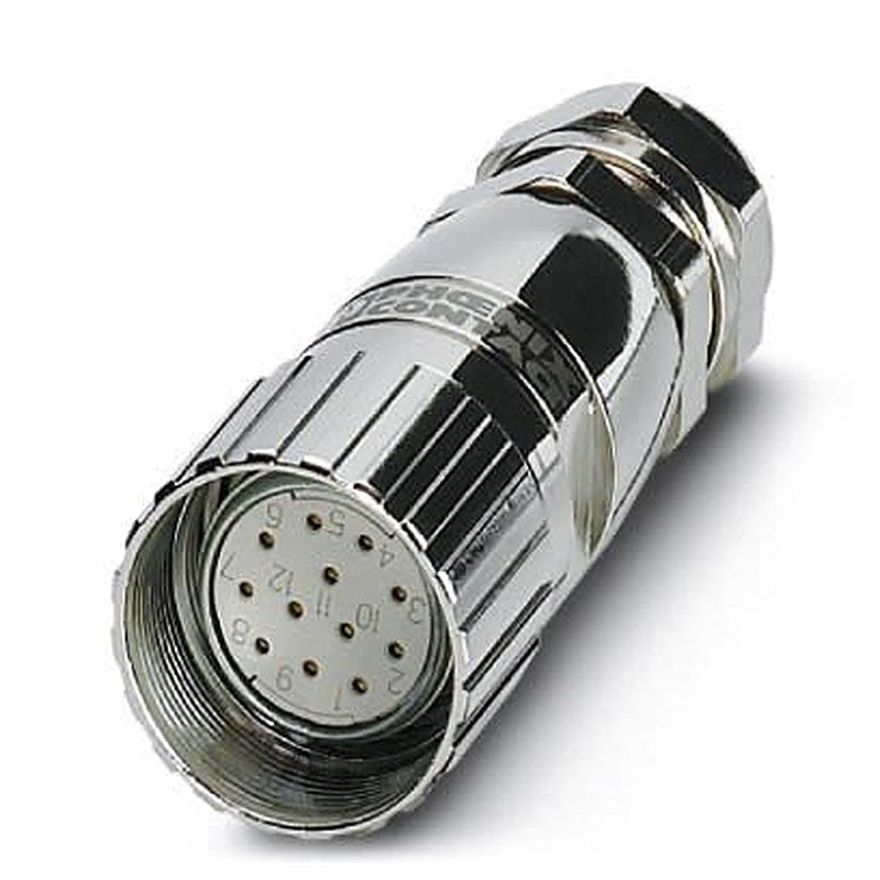 Phoenix Contact Circular Connector, 12 Contacts, Front, M23 Connector, Socket, Female, IP67, V-RC Series