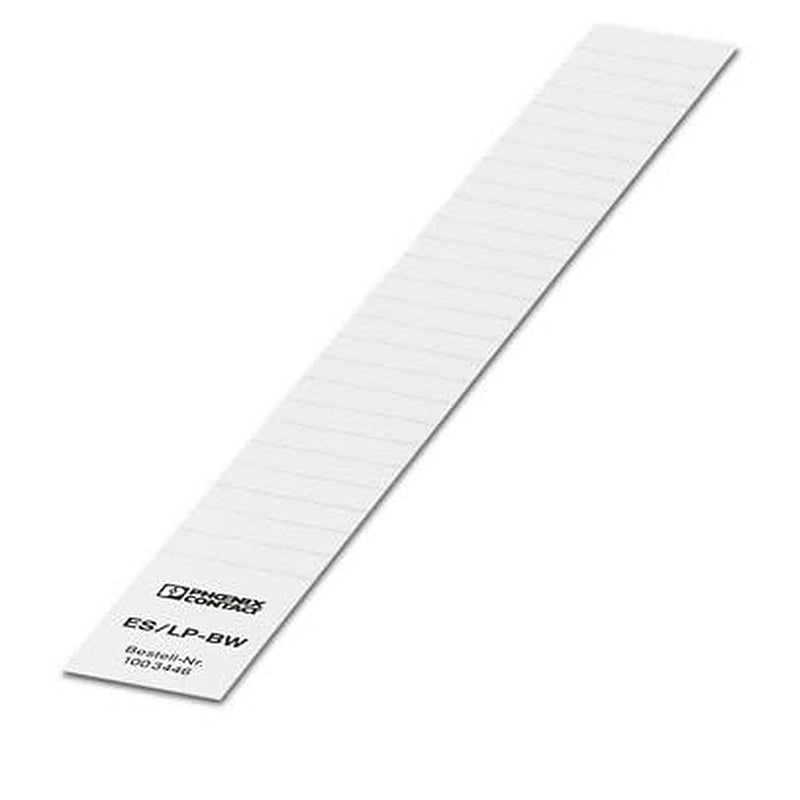 Phoenix Contact, ES/LP-BW Cardboard Insert Strip for use with CMS-P1 Plotter