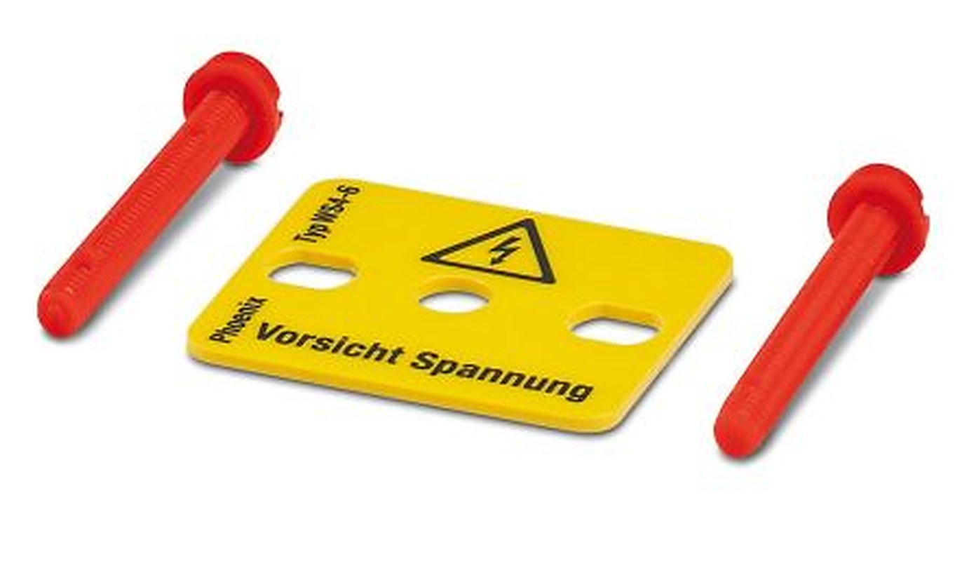Phoenix Contact, WS 4- 6 Plastic for use with Terminal Block