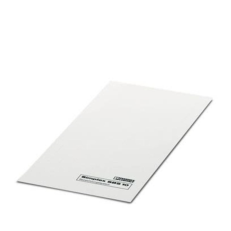 Phoenix Contact, SBS10 Cellulose Acetate Marker Card for use with Terminal Block