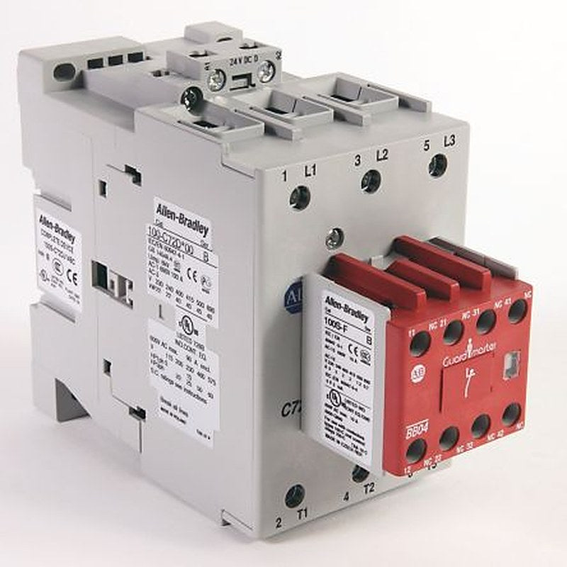 Allen Bradley 100S-C Contactor, 24V dc Coil, 3-Pole, 72 A, 40 kW 24V dc, 3 NO, 690V ac