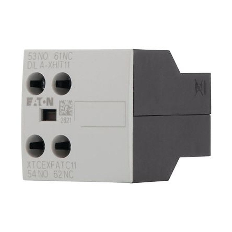 Eaton Auxiliary Contact, 2 Contact, 1 NO/1 NC, Front, 10 A, 400V, 101043 DILA-XHIT11