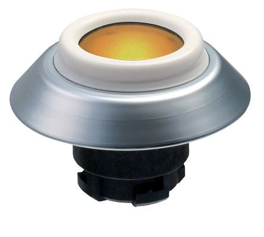 Schmersal NDLGB Series Yellow Momentary Push Button Switch, 22.3 mm Cutout, IP69K, IP67