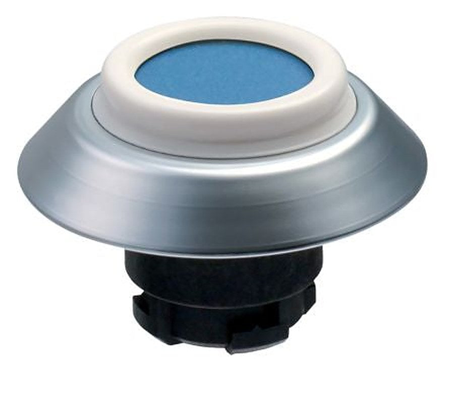 Schmersal NDTBL Series Blue Momentary Push Button Switch, 22.3 mm Cutout, IP67, IP69K