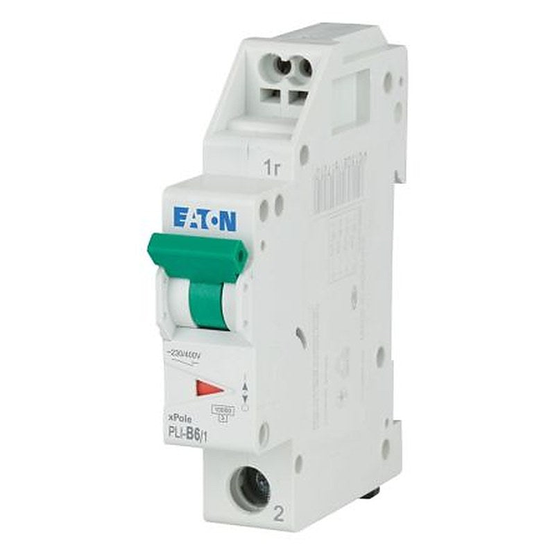 Eaton Eaton Moeller Miniature Circuit Breaker, 1-Pole, 6A, Type B, 230V ac AC, 48 V dc DC, 10 kA Breaking Capacity