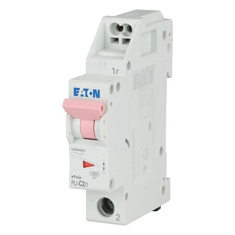 Eaton Eaton Moeller Miniature Circuit Breaker, 1-Pole, 2A, Type C, 230V ac AC, 10 kA Breaking Capacity