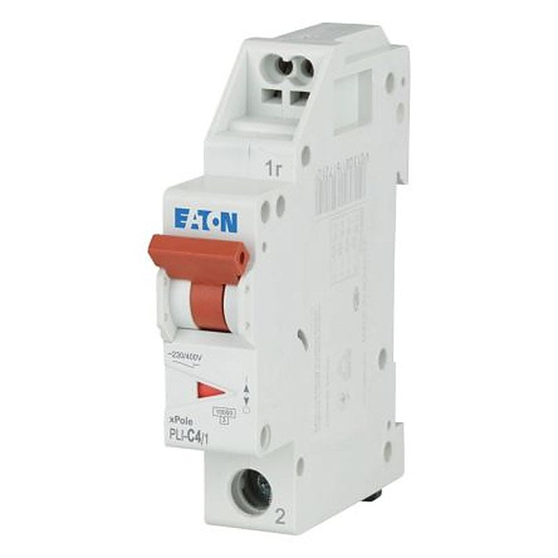 Eaton Eaton Moeller Miniature Circuit Breaker, 1-Pole, 4A, Type C, 230V ac AC, 48 V dc DC, 10 kA Breaking Capacity