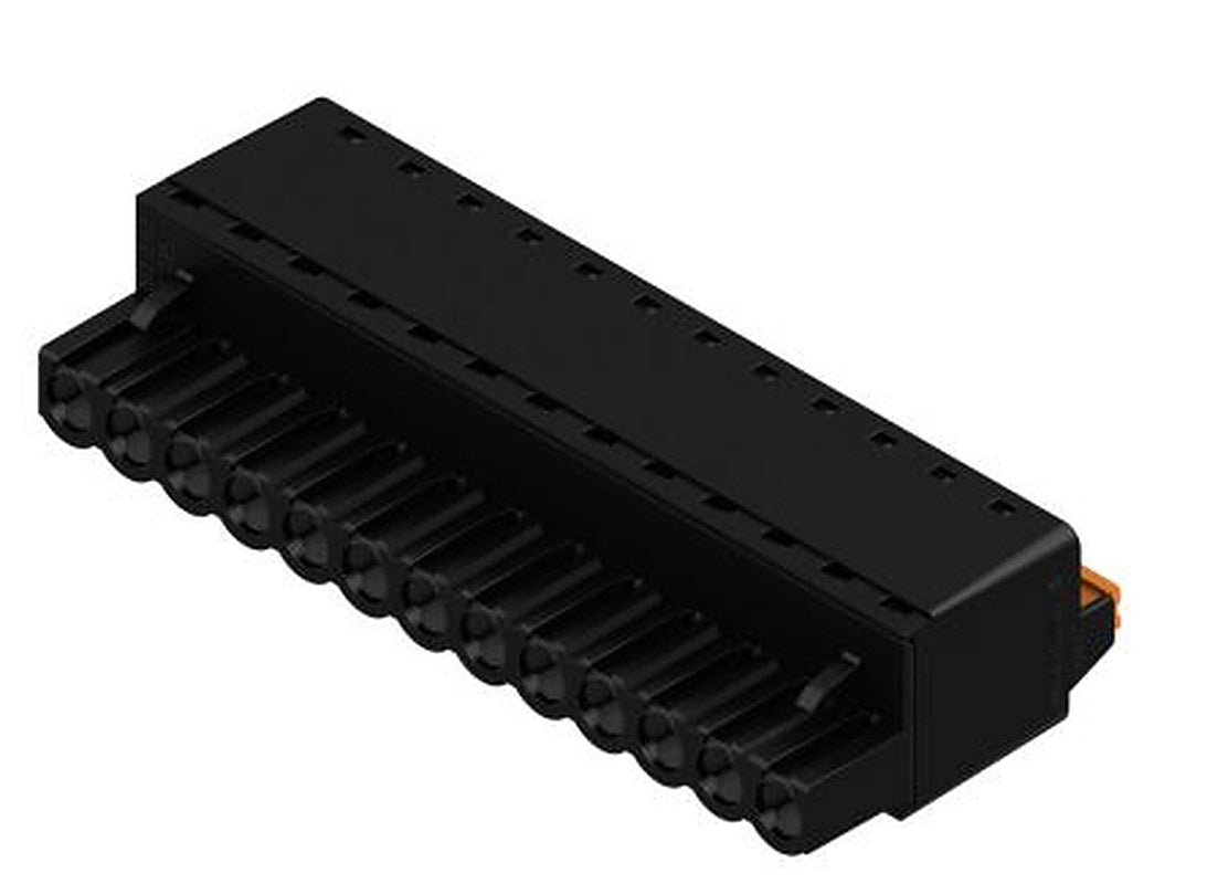 Weidmüller BLF 5.08 Series Pluggable Terminal Block, 13-Contact, 5.08 mm Pitch, 1 Row, 1013550000