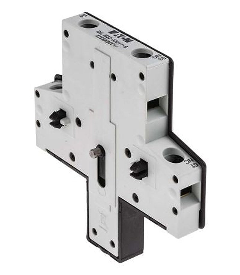 Eaton Auxiliary Contact, 2 Contact, 1 NO/1 NC, DILM17 - DILM38, Side, 16 A, 500V ac, 101371 DILM32-XHI11-S