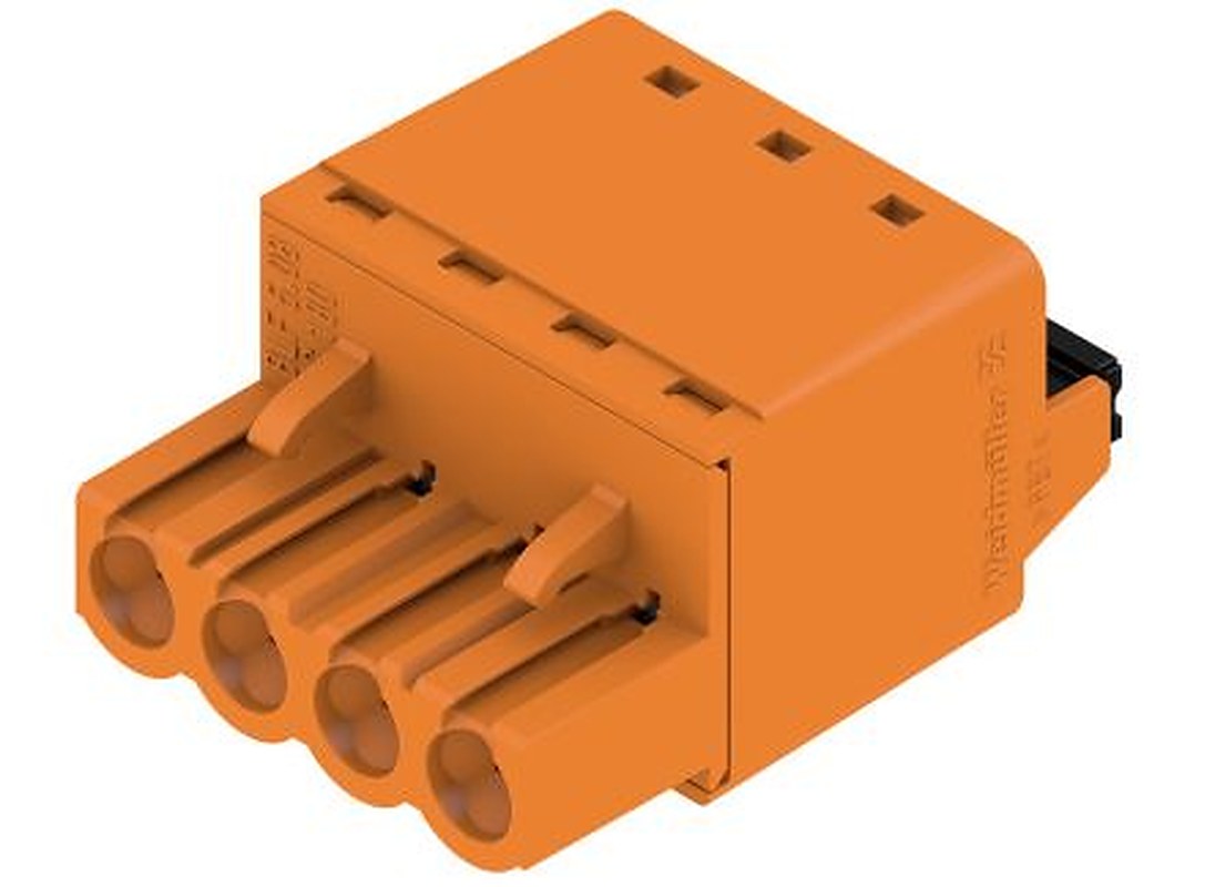 Weidmüller BLF 5.08 Series Pluggable Terminal Block, 4-Contact, 5.08 mm Pitch, 1 Row