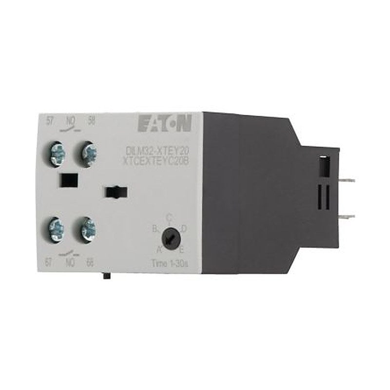 Eaton DILM Series Timer Relay, 2-Contact, 24 V dc 24V ac, 1 to 30 s, 2 NO Switch Configuration