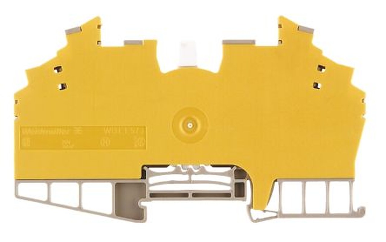 Weidmüller 1016000000 W Series Disconnect Terminal Block Brown, 1.5mm², 1-Level, Screw