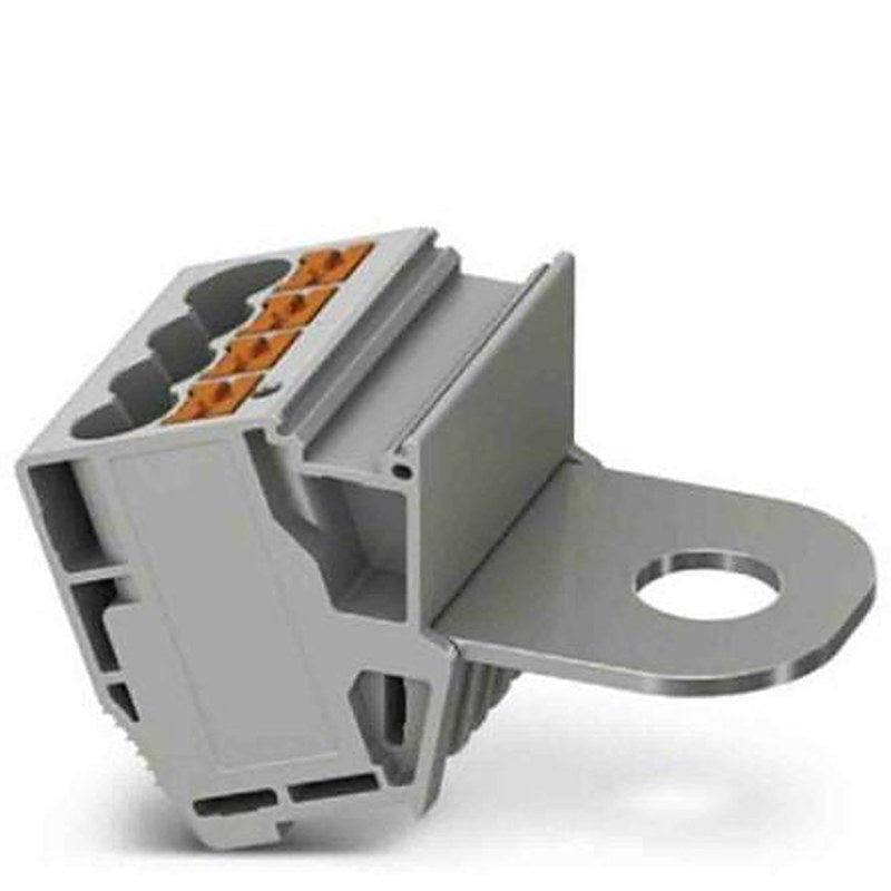 Phoenix Contact PTPOWER Series Pluggable Terminal Block, 6-Way, 20AWG, 8 AWG Wire, 41A Push-in