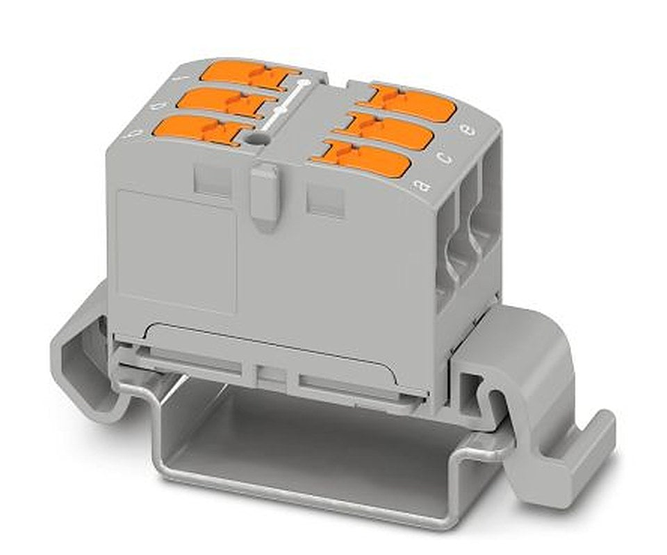 Phoenix Contact Distribution Block, 6 Way, 690V, 24A, Grey