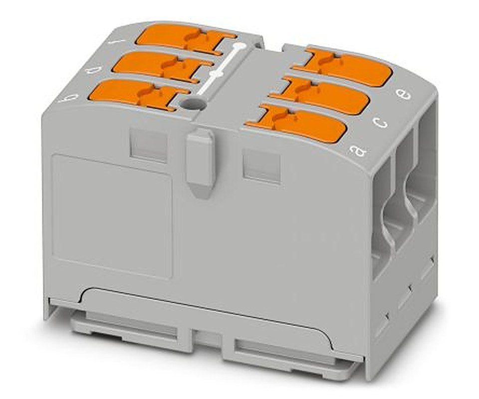 Phoenix Contact Distribution Block, 6 Way, 450V, 24A, Grey