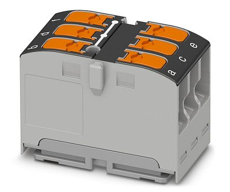 Phoenix Contact Distribution Block, 6 Way, 450V, 24A, Black