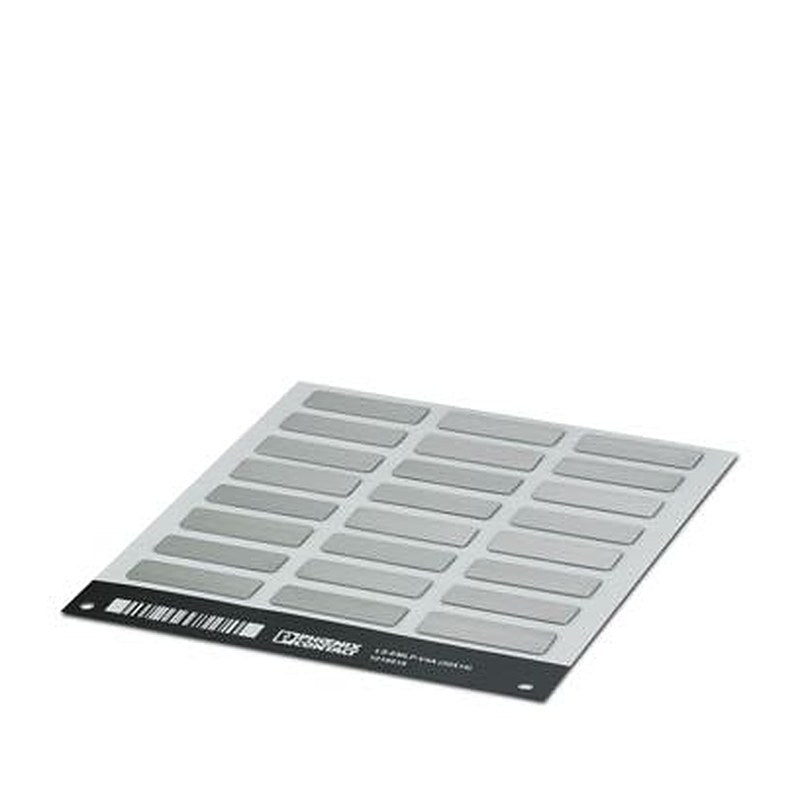 Phoenix Contact, LS-EMLP-V4A (50X15) Austenitic Stainless Steel Device Marker for use with Equipment Marker