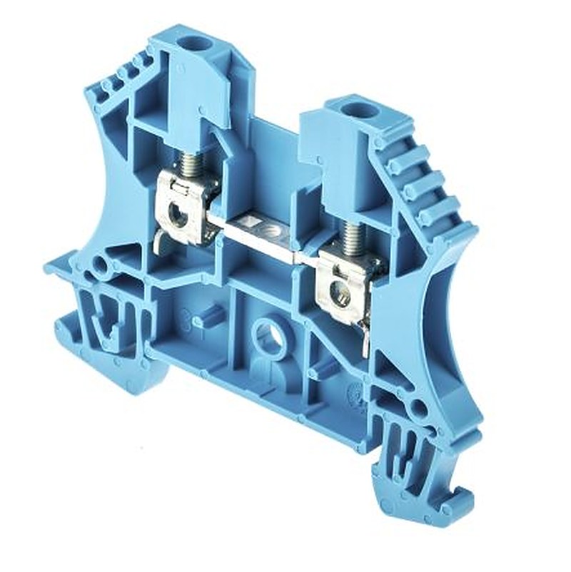Weidmüller WDU Series Feed Through Terminal Block Blue, 2.5mm², 1-Level, Screw, ATEX