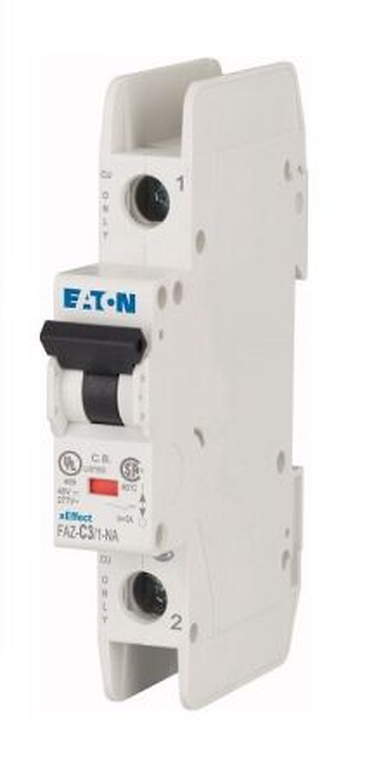 Eaton xEffect FAZ Miniature Circuit Breaker, 1-Pole, 3A, Type C, 415V ac AC, 48 V dc DC, 10 kA Breaking Capacity