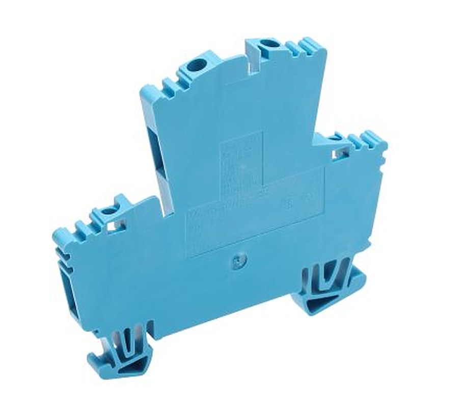 Weidmüller 1022380000 W Series Double Level Terminal Block Blue, 4mm², 2-Level, Screw, IECEx/ATEX