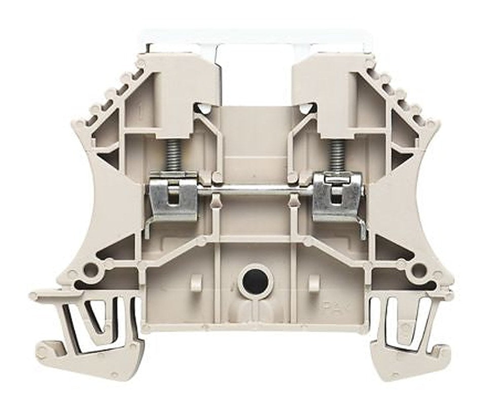 Weidmüller 1024100000 W Series Thermoelectric Voltage Terminal Block Dark Beige, 2.5mm², 1-Level, Screw, ATEX
