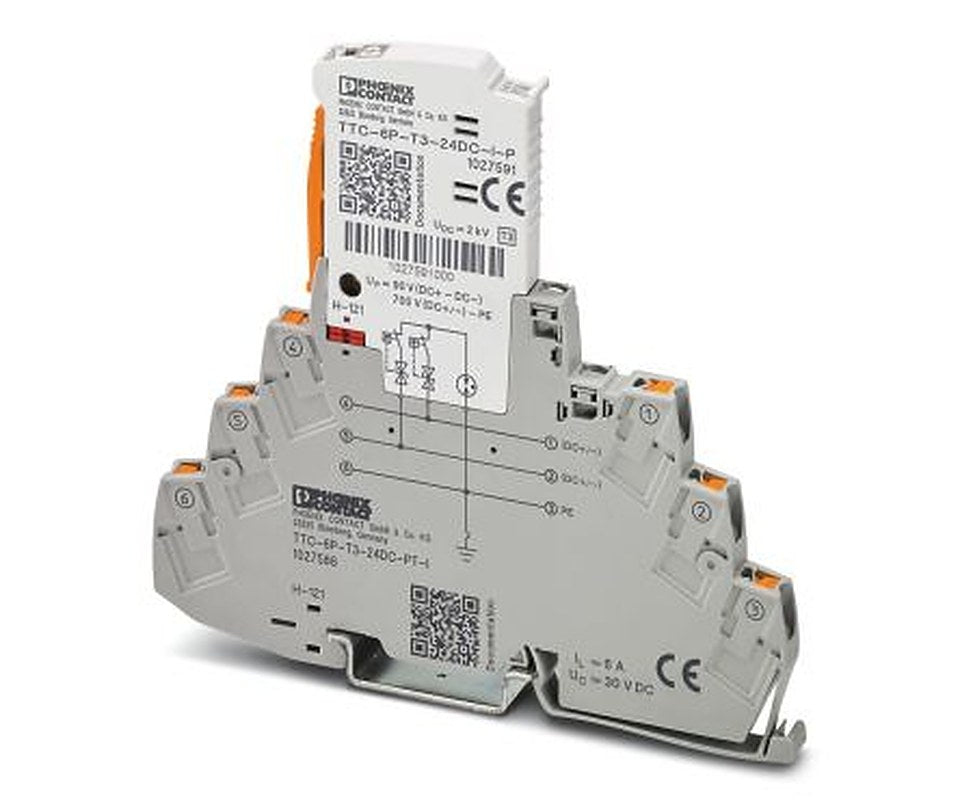 Phoenix Contact Surge Protection Device, 6 A, DIN Rail