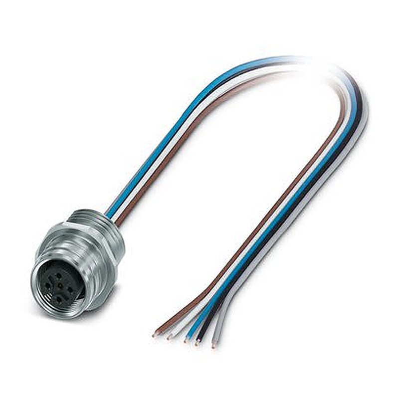 Phoenix Contact Circular Connector, 5 Contacts, Front, Front, M12 Connector, Socket, Female, IP65, IP67, SACC Series