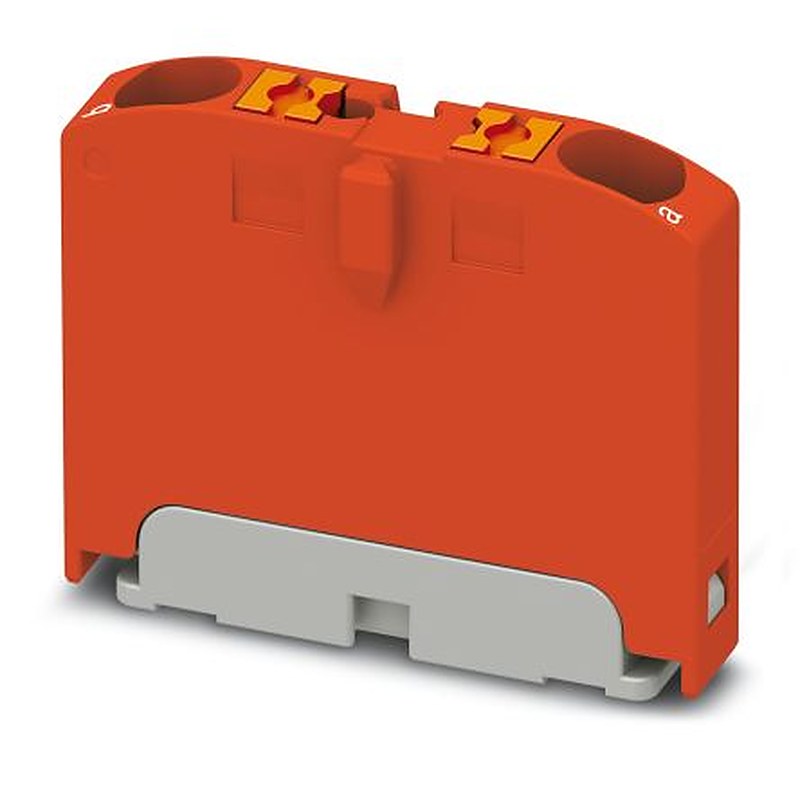 Phoenix Contact Distribution Block, 2 Way, 690V, 24A, Red
