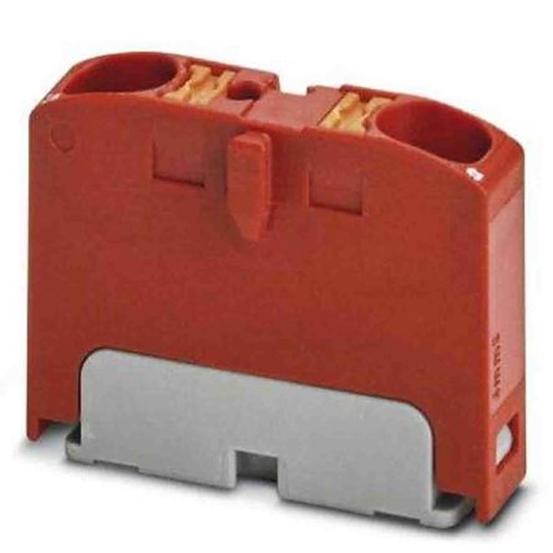 Phoenix Contact Distribution Block, 2 Way, 450V, 32A, Red
