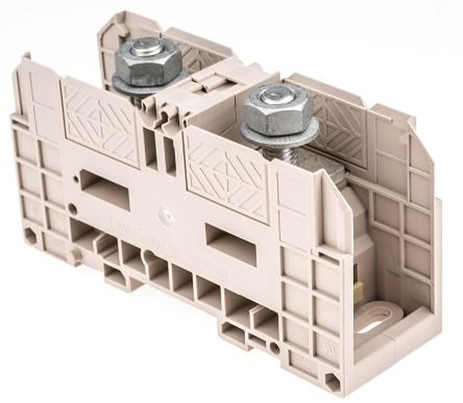 Weidmüller 1028500000 WFF Series Stud Terminal Brown, 120mm², 1-Level, Bolt