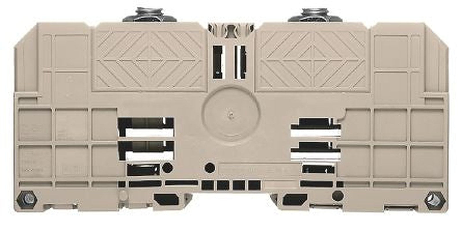 Weidmüller 1029300000 WFF Series DIN Rail Terminal Block Dark Beige, 2.5mm², 50 mm², 1-Level, Bolt