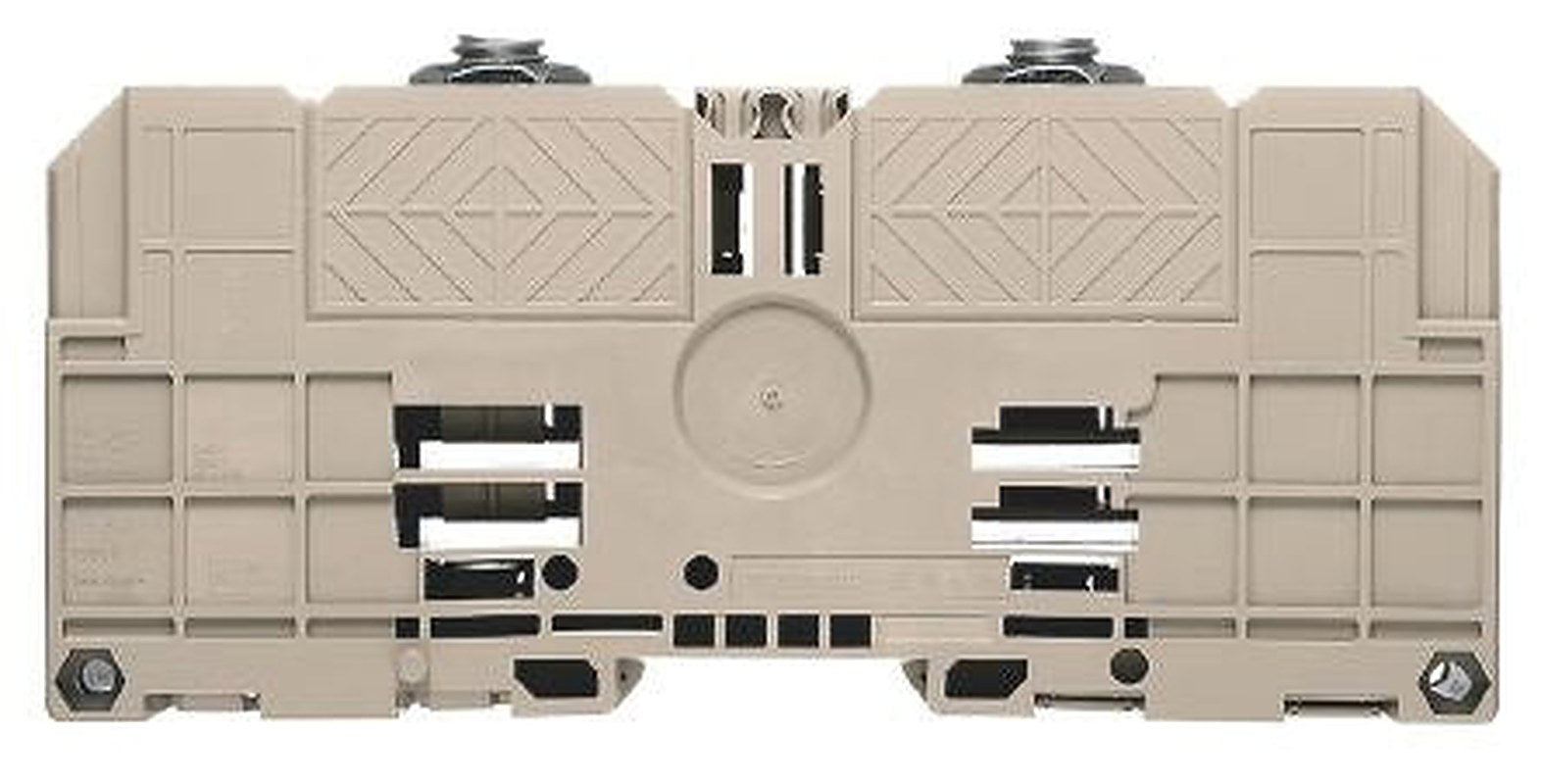 Weidmüller 1029600000 WFF Series DIN Rail Terminal Block Dark Beige, 240mm², 25 mm², 1-Level, Bolt