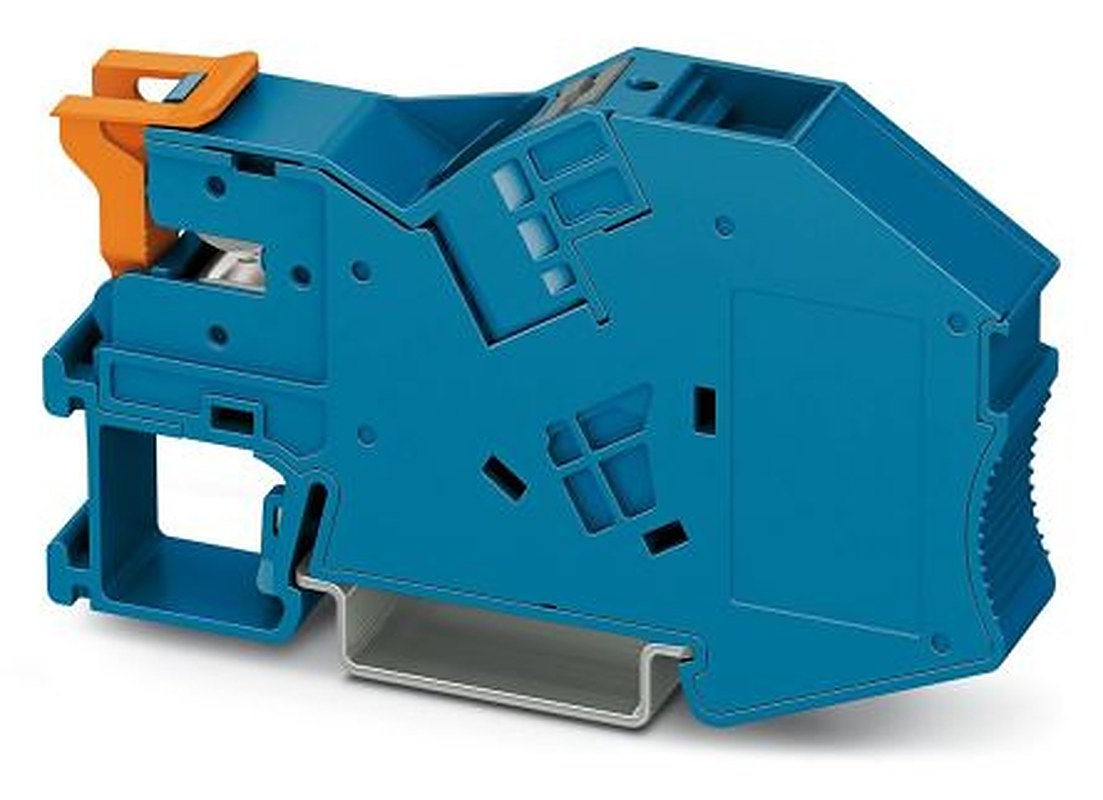 Phoenix Contact 1030131 PTI 16-NLS-FI BU Series DIN Rail Terminal Block Blue, 0.5mm², 1-Level, Push-in
