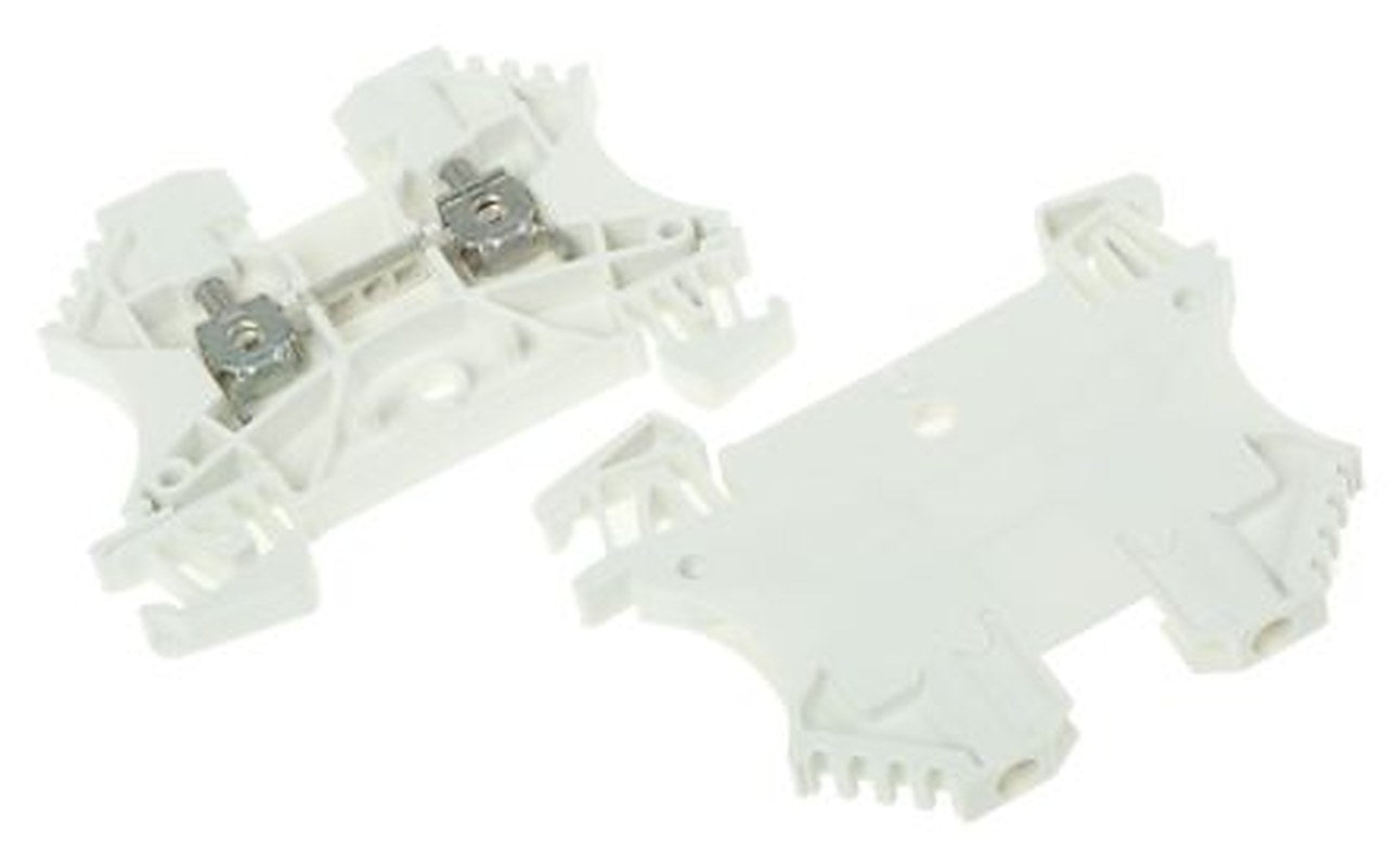 Weidmüller 1036800000 WDU Series Feed Through Terminal Block White, 2.5mm², 1-Level, Screw, ATEX
