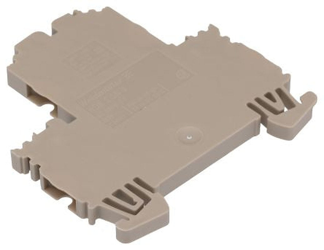 Weidmüller 1041610000 WDK 2.5N V Series Double Level Terminal Block Dark Beige, 2.5mm², 2-Level, Screw