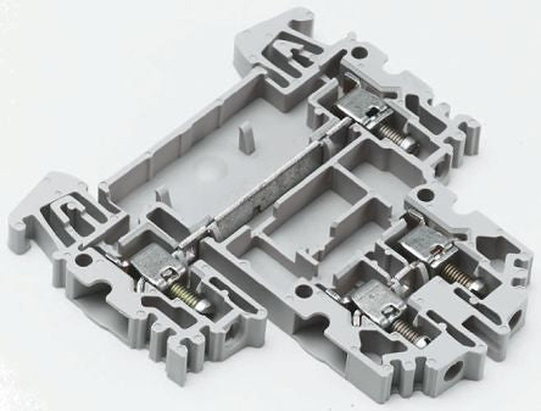 Weidmüller 1041920000 WDK Series Double Level Terminal Block Yellow, Green, 4mm², 2-Level, Screw