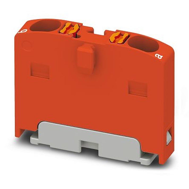Phoenix Contact Distribution Block, 2 Way, 450V, 17.5A, Red
