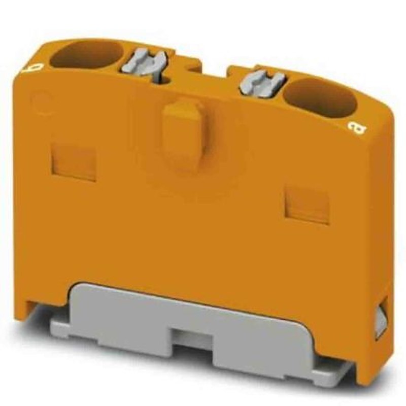 Phoenix Contact Distribution Block, 2 Way, 450V, 17.5A, Orange