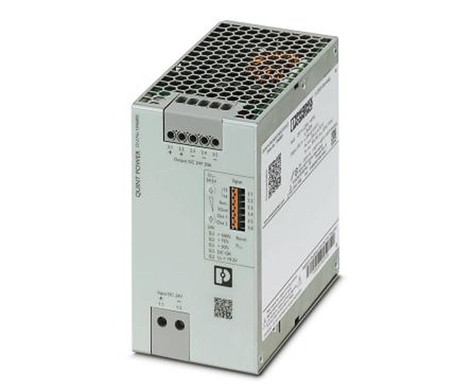 Phoenix Contact QUINT4 DC/DC Converter, 24V dc/ 20 A, 32V dc Input, 24V dc Input, DIN Rail, 70 °C Max Temp -25 °C Min
