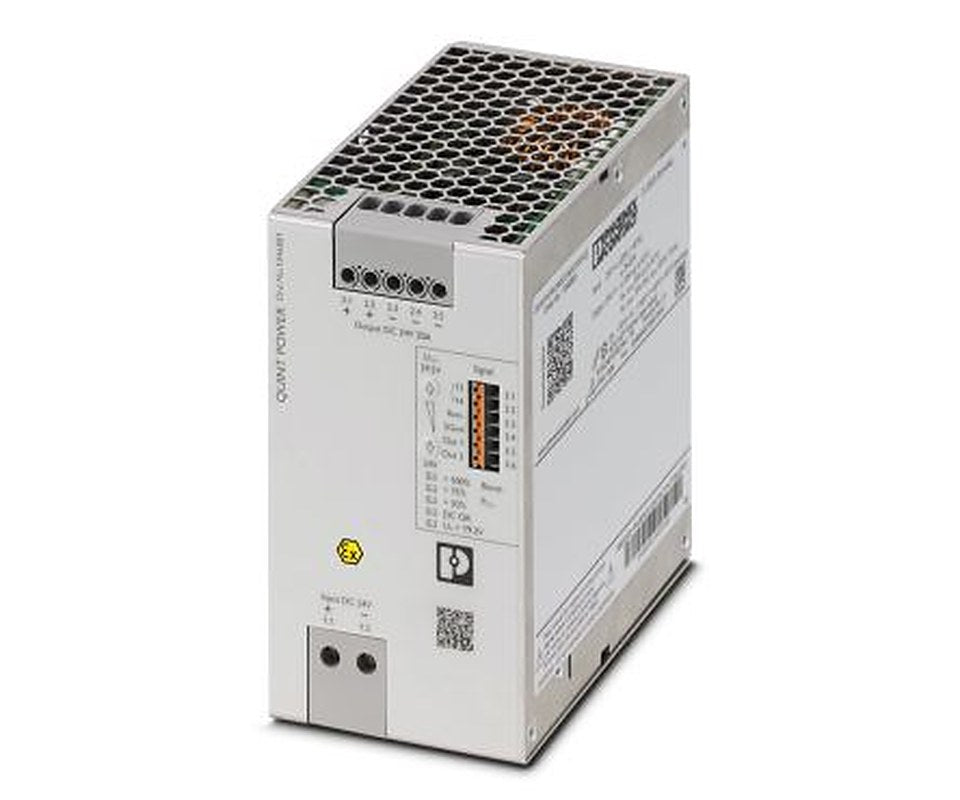 Phoenix Contact QUINT4 DC/DC Converter, 24V dc/ 20 A, 32V dc Input, 18V ac Input, DIN Rail 4 W, 70 °C Max Temp -40 °C