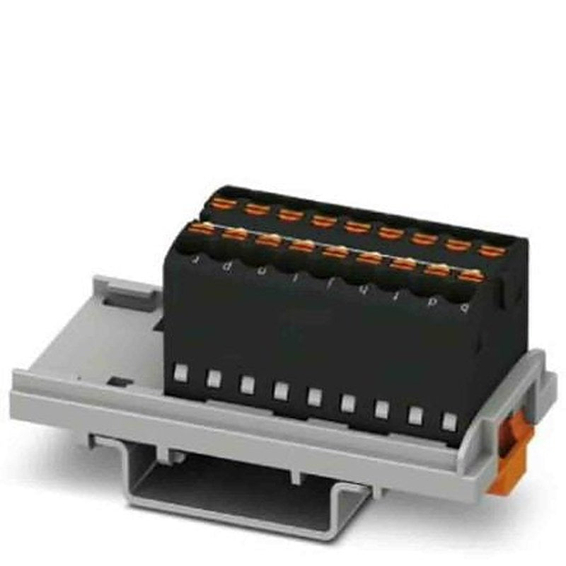 Phoenix Contact Distribution Block, 18 Way, 500V, 17.5A, Black